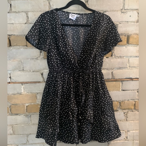 Princess Polly Polka Dot Mini Dress Size 8 - Picture 1 of 5